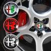 4 szt. Emblemat Samochodowy Pokrywa Środkowa Piasty Kół Akcesoria Samochodowe Do Alfa Romeo 156 159 147 4C 8C 166 Giulia Giulietta Mito Stelvio Spider