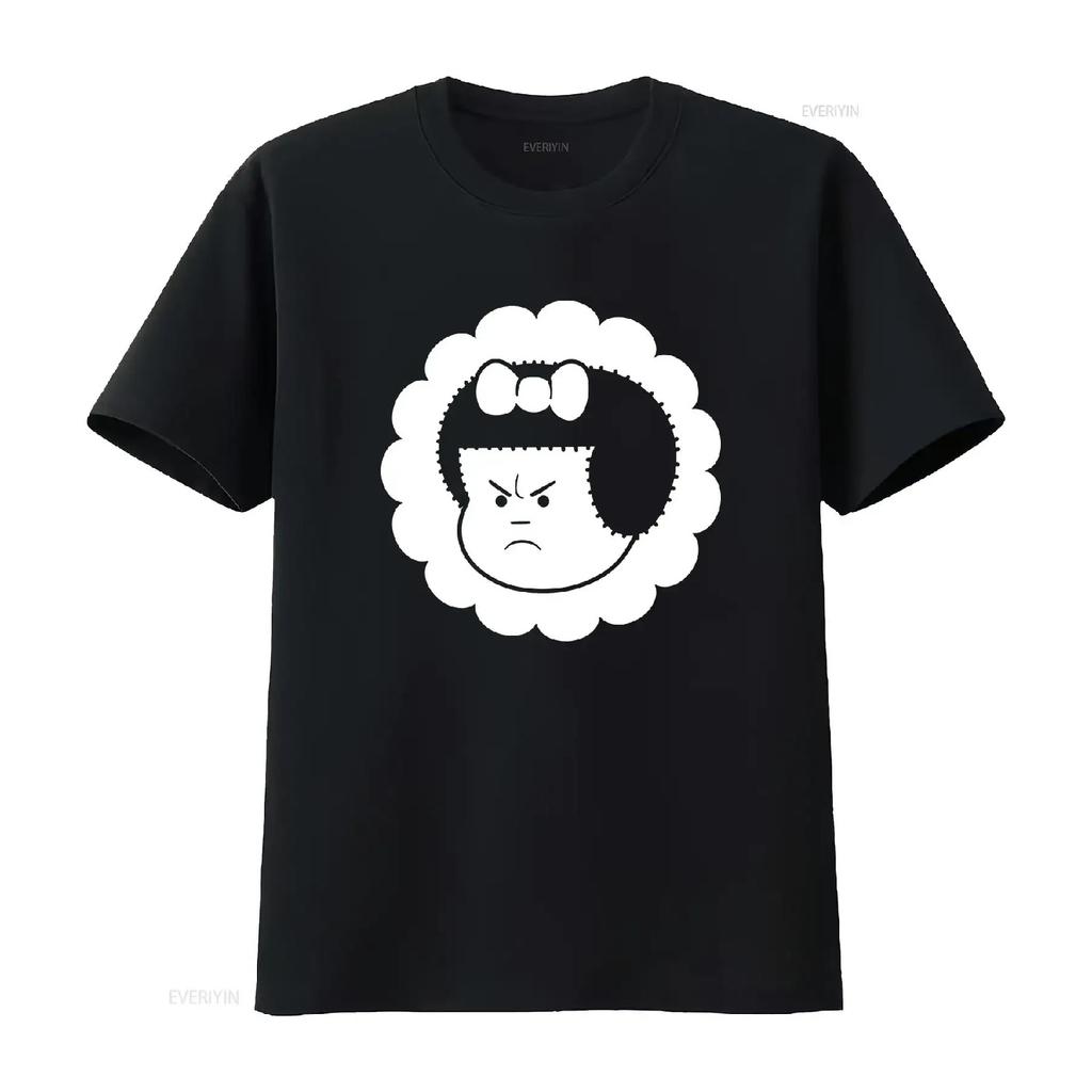 Frowning Nancy Flower Short Sleeve T Shirt Vintage Washed Versatile Comfortable Top For Everyday Wear Stylish Soft Slightly