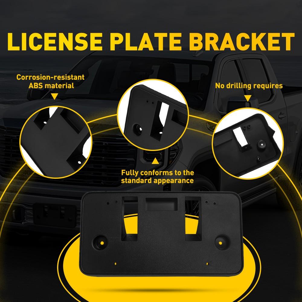 מחזיק תושבת מסגרת ללוחית רישוי קדמית עבור GMC Sierra 1500 2022-2025 84877919