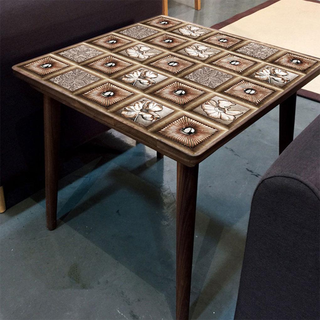 Płytka Ścienna Naklejka Ścienna Kwiatowa Mural Naklejka na Płytki Wodoodporna Samoprzylepna Naklejka na Płytki