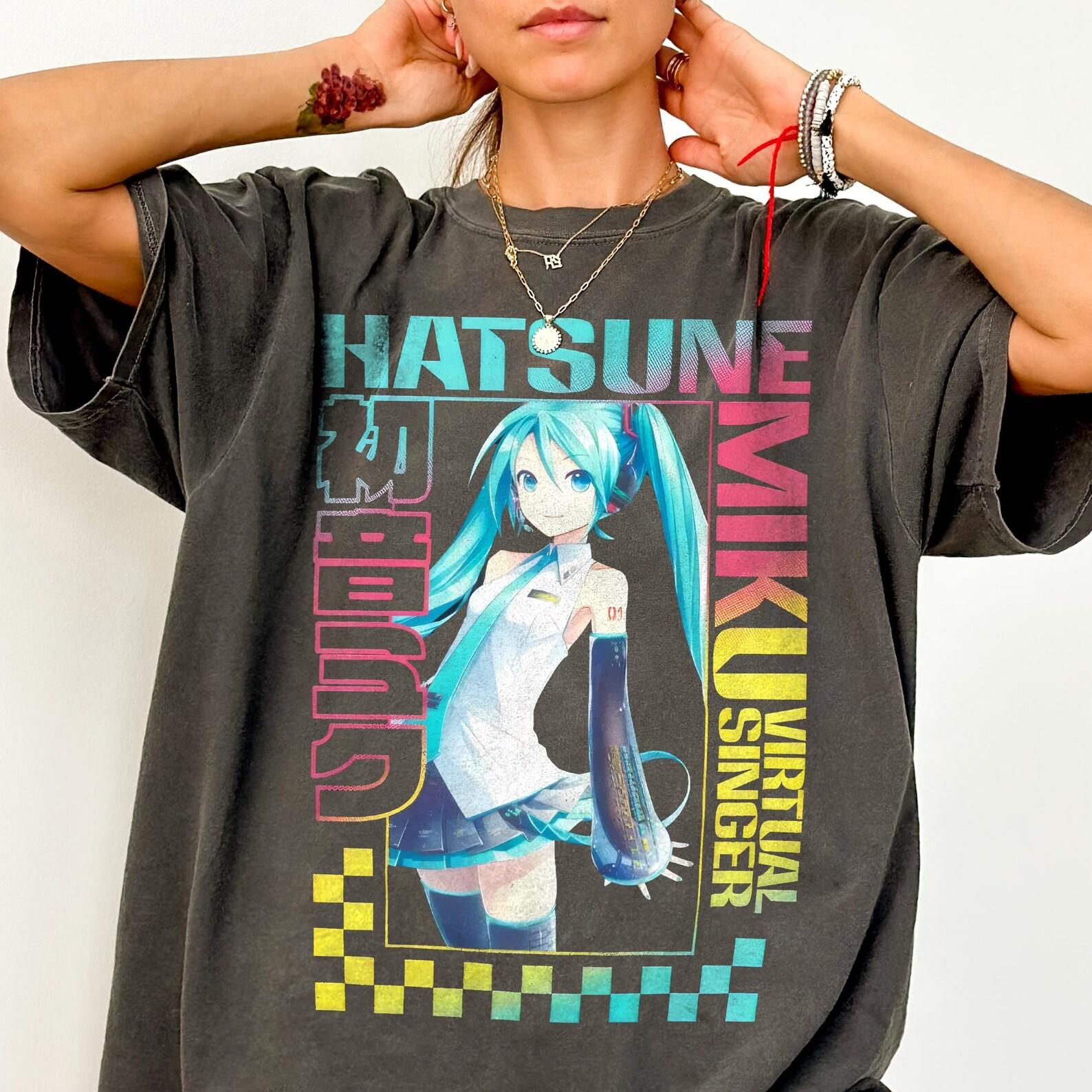 Comfort Colors® Hatsune Miku Shirt – Vocaloid Anime Tshirt,Hatsune Miku Merch,Vocaloid Sweatshirt S