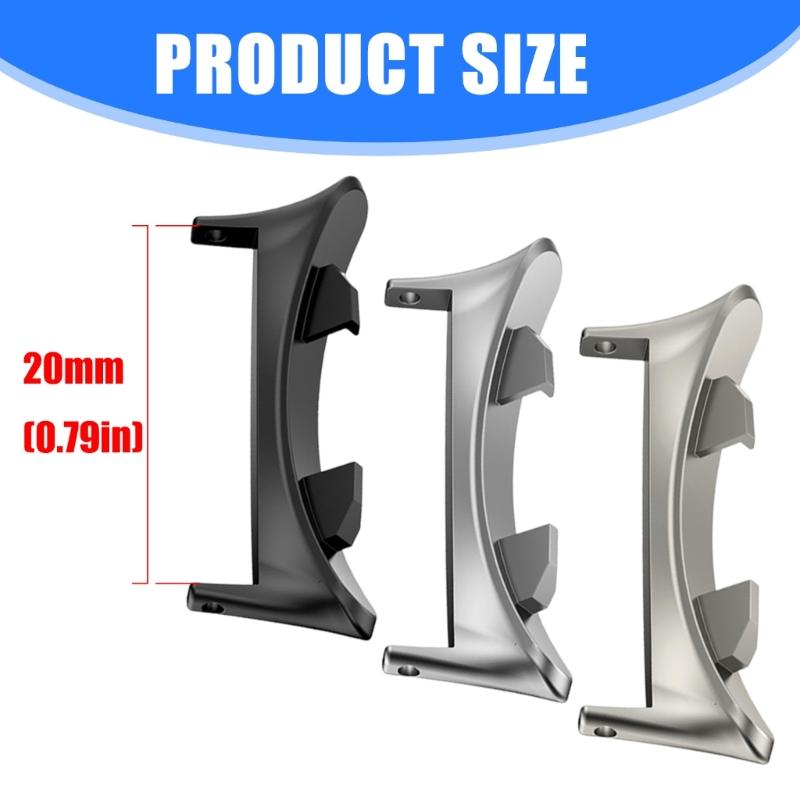 1 Pair Smartwatch Band Adapter for Watch Fit Wristband Metal Connector Replacement Watch Straps Link Attachment
