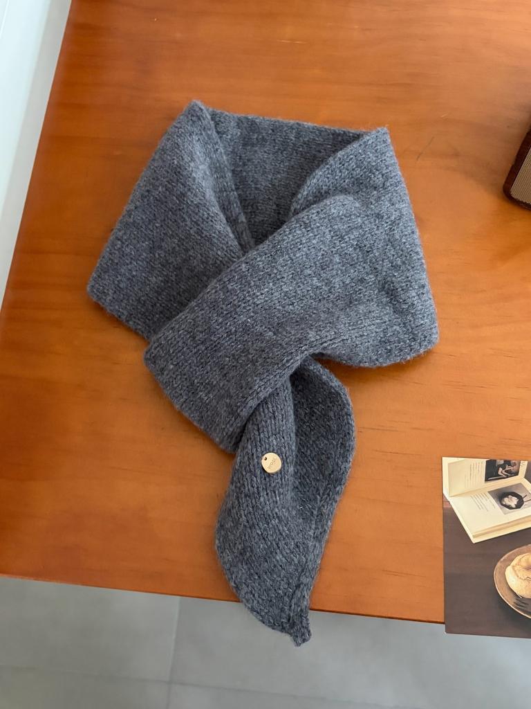 Cross scarf scarf autumn and winter versatile neck protection scarf foreign style matching scarf