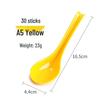MOLUONA Colorful Melamine Soup Spoon