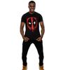 Deadpool Mens Splat Face Cotton T-Shirt
