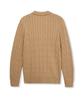 USPOLOASSN Classic Cable Collar Knit _Beige