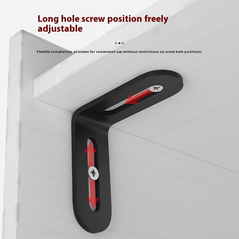 2 Stück Edelstahl Verstellbarer 90-Grad-Winkel L-Form, Eckwinkel, Mehrere Größen Geeignet für Schränke Möbel