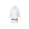 Li Ning Badminton Series Casual Sports Long Hooded Down Jacket Winter Men Outerwear White AYMQ135-1