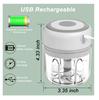 250ML Electric Garlic Grinder Household Multifunctional Meat Grinder Wireless Portable Mixer for Baby Food Processo