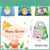 Charming Easter Bunny And Chick Felt Handbags Perfect For Holiday Decorations And Gift Giving
