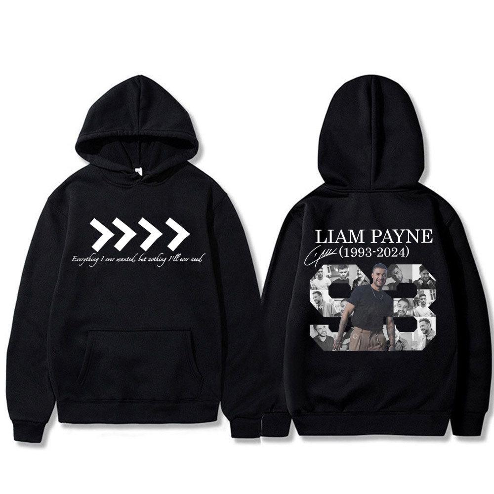 Liam Payne Tribute Graphic Hoodies Men Women Hip Hop Harajuk