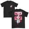 Maglietta estiva da uomo in cotone a maniche corte con scollo tondo e stampa kawaii Majin Buu Gym Ball Z Fitness Anime per genitori