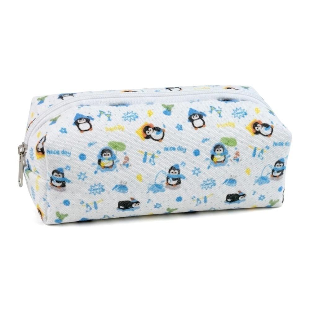 Penguin Pattern Pen Bag Multifunctional Stationery Organizer Stationery Bag  School Office