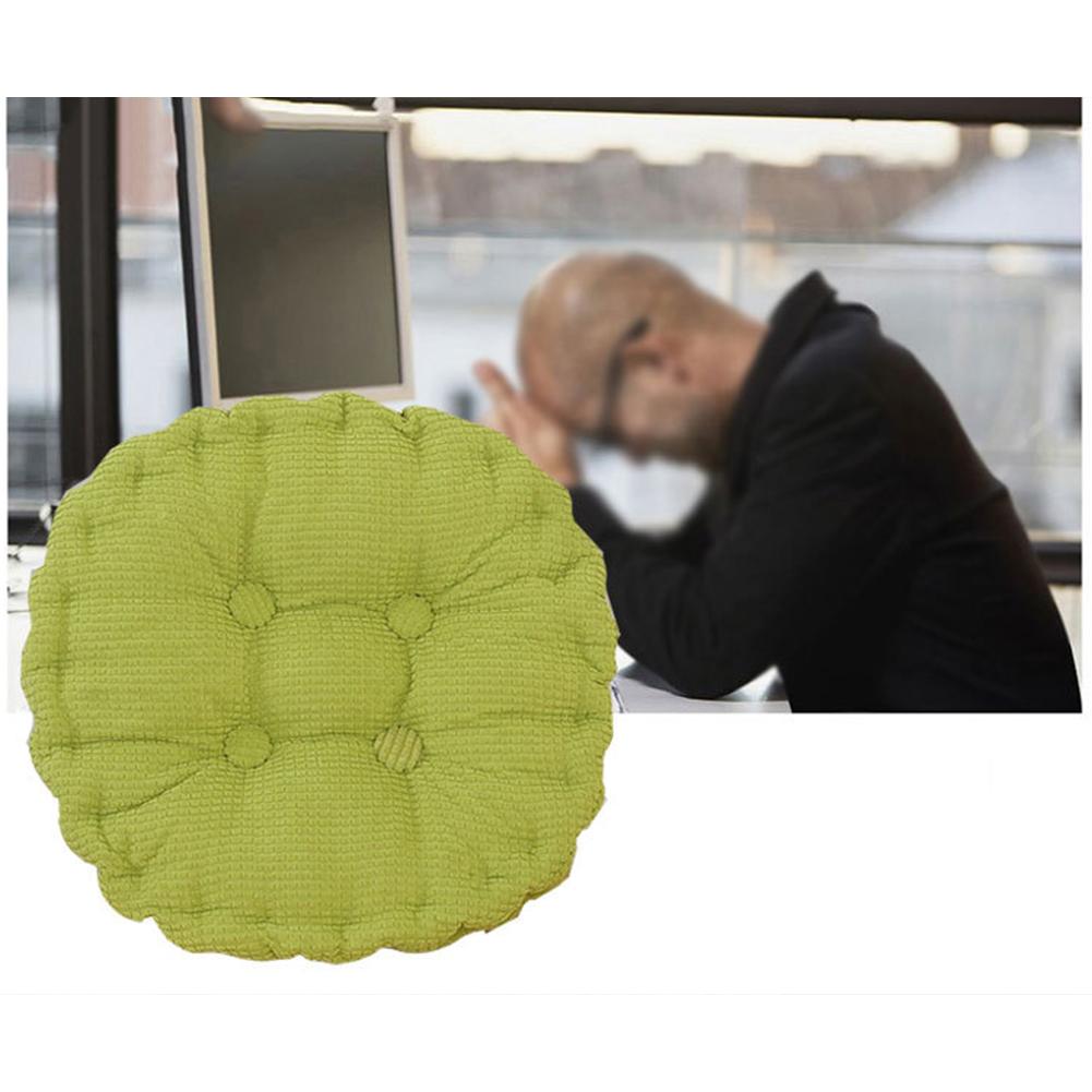 Chair Cushion Tatami Corduroy Round Soft Seat Pad For Car Home Kitchen Garden Dining Room Office
