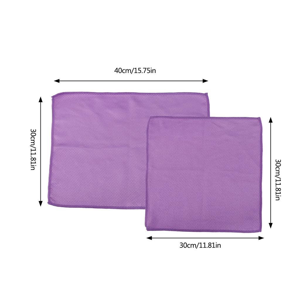 Lints Freely Microfiber Wipes, 10Pcs Fish Scales Cleaning Cloth for Household Leaves No Streak Or Fibers Behind
