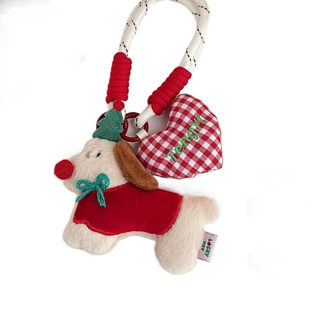 Soft Bear Plush Doll Keychain Collection Plushies Doll Cute Animal Plush Keychain Ins Dog Plush Keyring Pendant