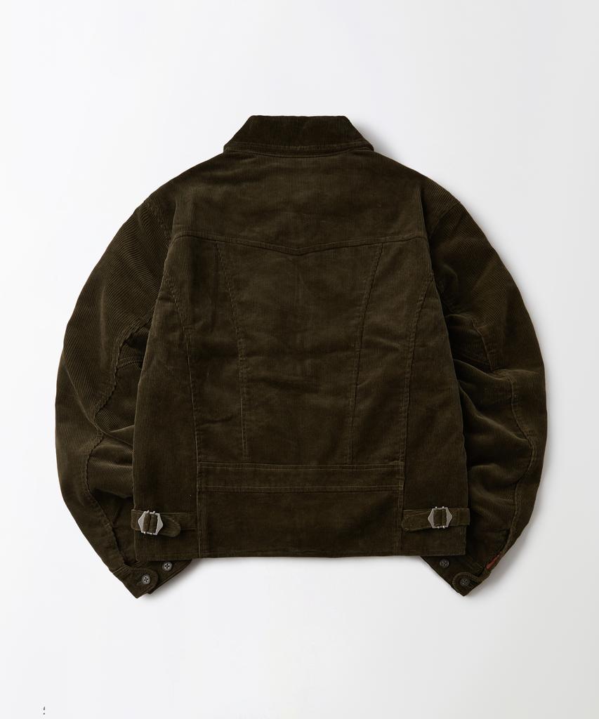 OUTSTANDING Corduroy Drizzler Jacket_Brown