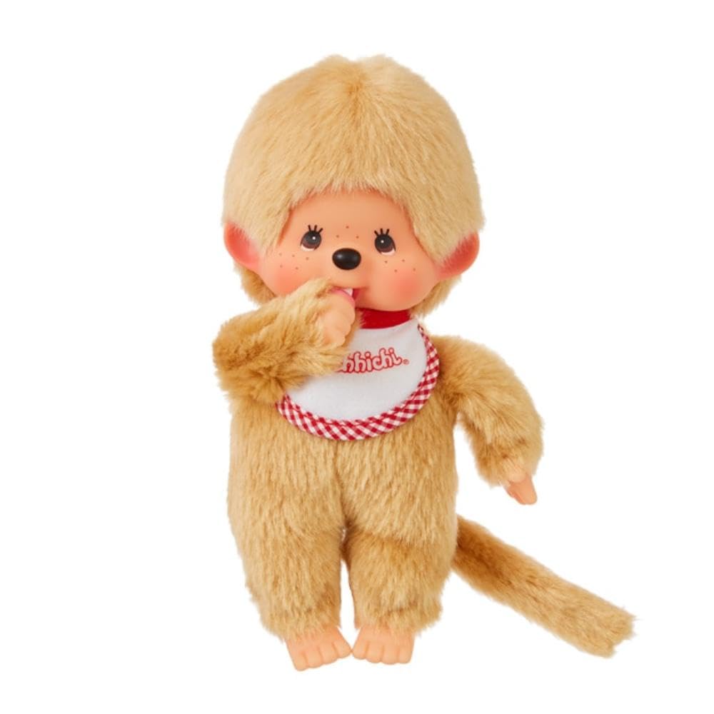Sekiguchi Monchhichi Premium Standard Small Beige Boy's 251827 H19 X W13 X D7.5cm