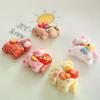 10Pcs Cartoon Cute Pony Resin Charms Fun Zodiac Horse Ornaments DIY Phone Case Refrigerator Magnet Hair Clip Accessories