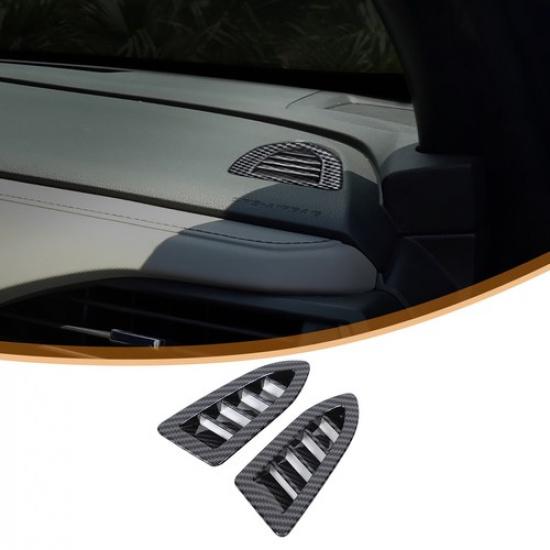 ABS Carbon Dashboard Interior Air Vent Outlet Cover Trim For Subaru Forester 25+