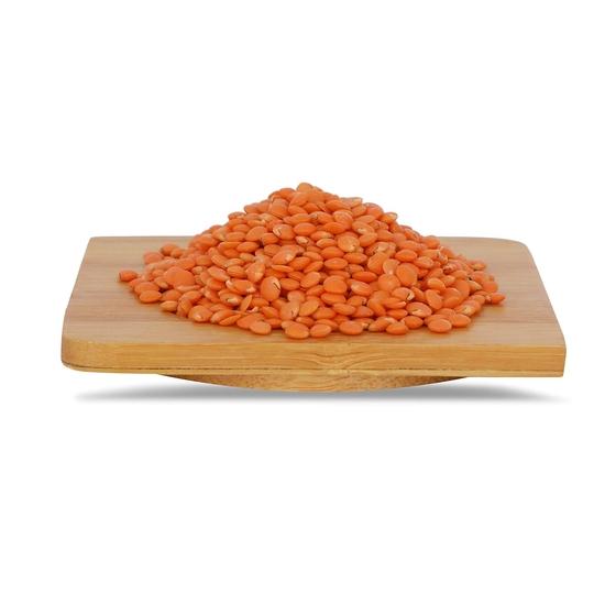 Organic Red Masoor Dal 900 Gm | Organic Dals and Pulses - 100% Organic Food (Masoor Ki Dal) | NPOP Certified I Organic Ceritfied