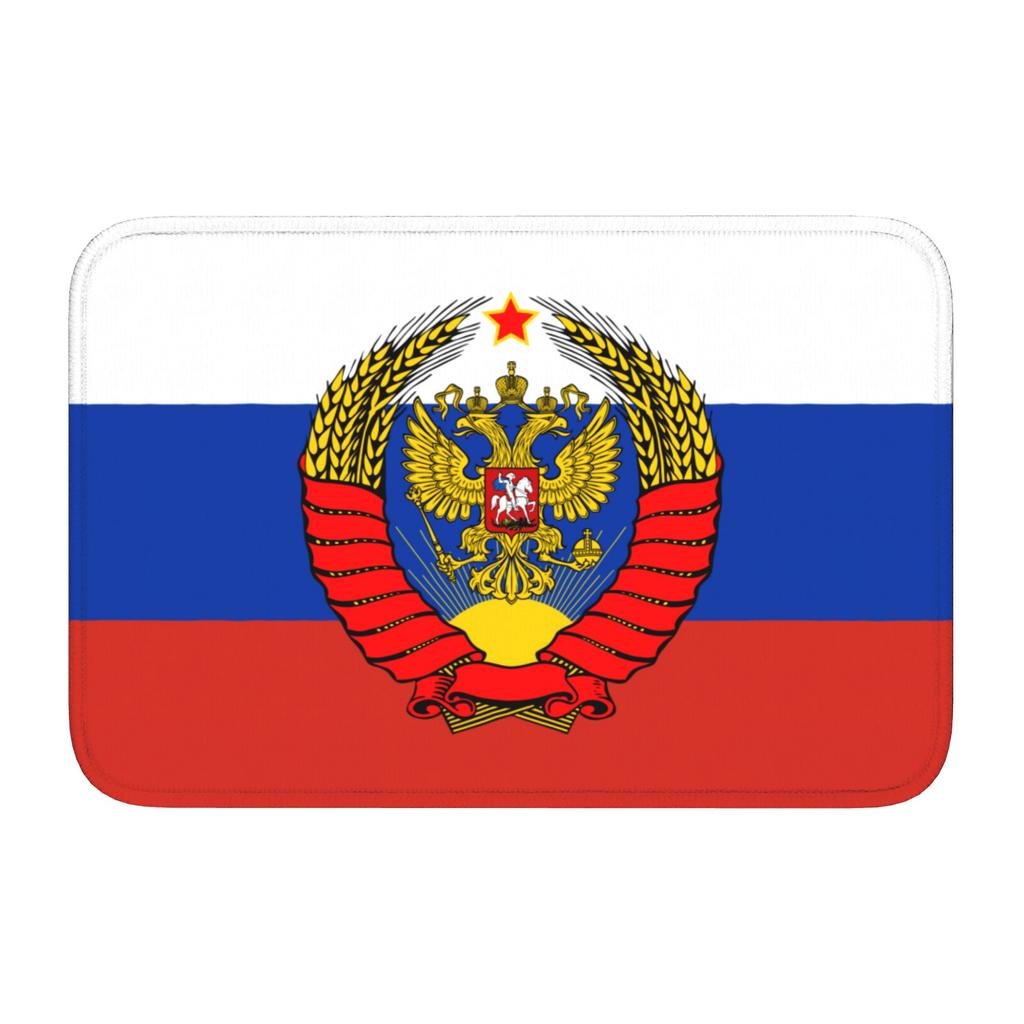 Custom Russian flag Doormat Non-Slip Entrance Kitchen Bath Door Floor Mats  Garden Rug Carpet Footpad