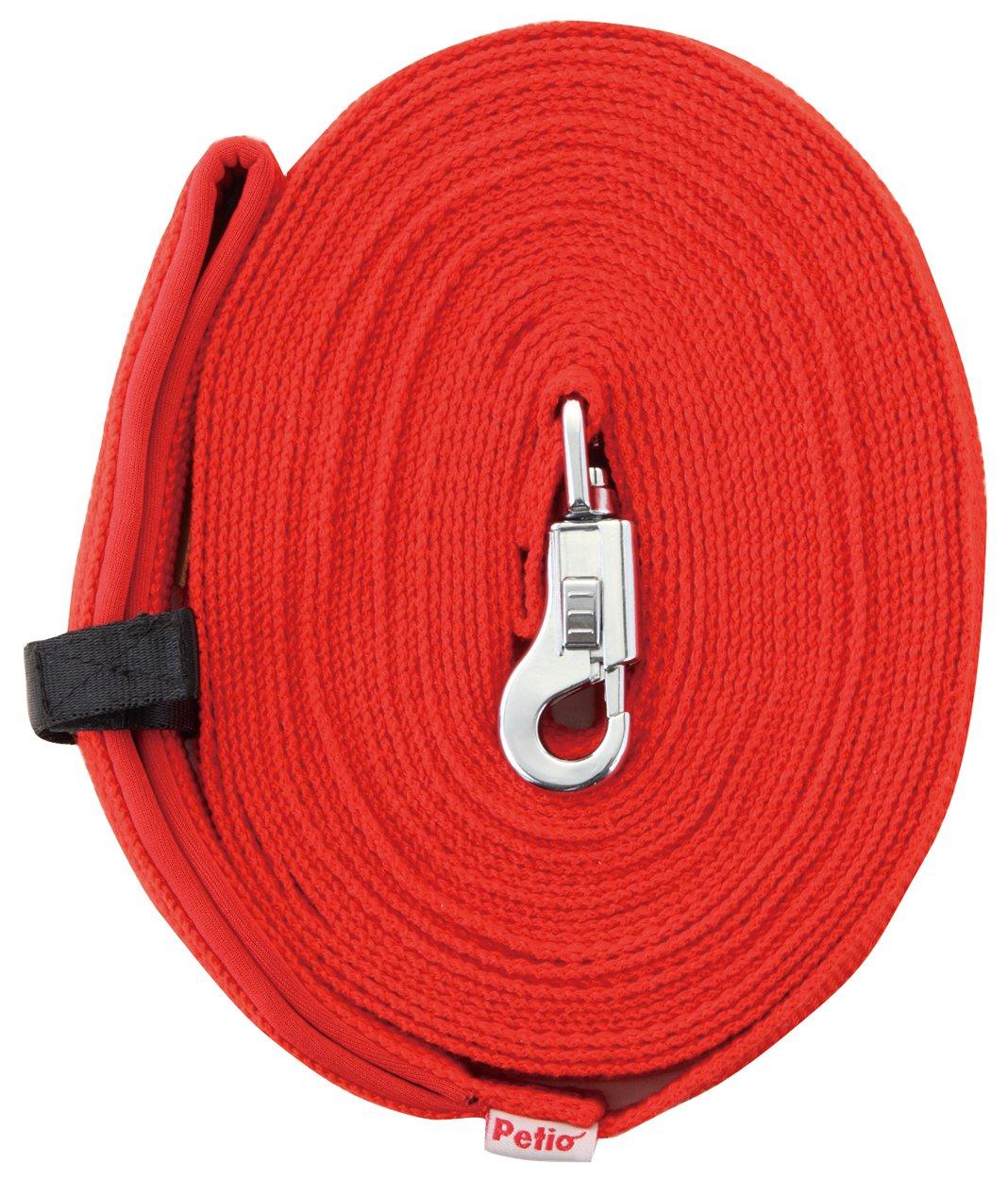 

Petio Dog Lead Long Lead for Large Dogs 10m красный