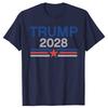Funny Trump 2028 Minimalist Retro Graphic T Shirts Men Cotton Humor Streetwear Tee Shirt Short Sleeve Unisex Loose Clothing