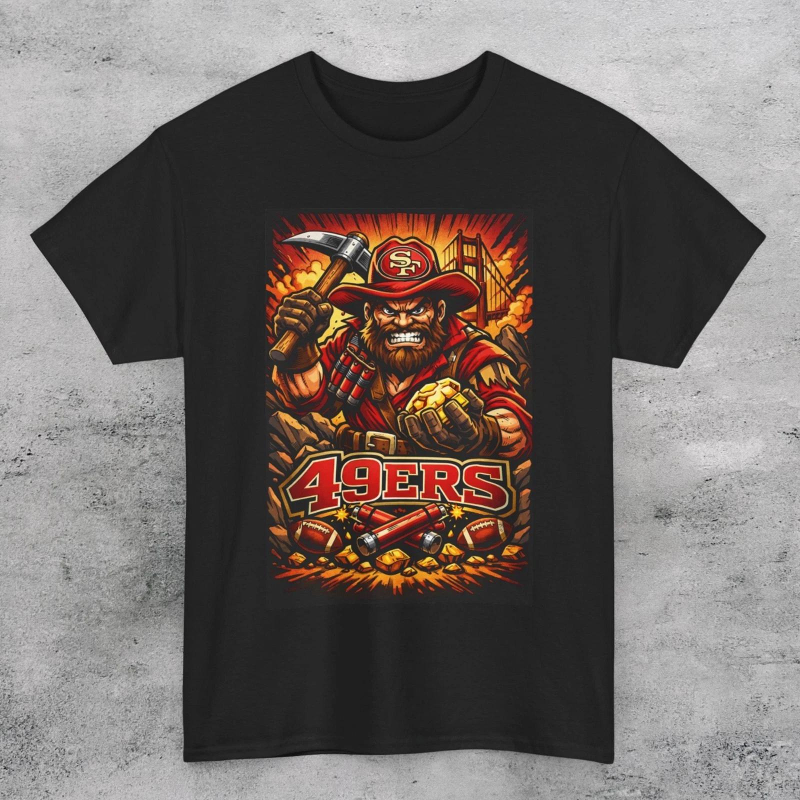 San Francisco 49ers Variant STYLE LOGO UNISEX T Shirt Niners Tee XS