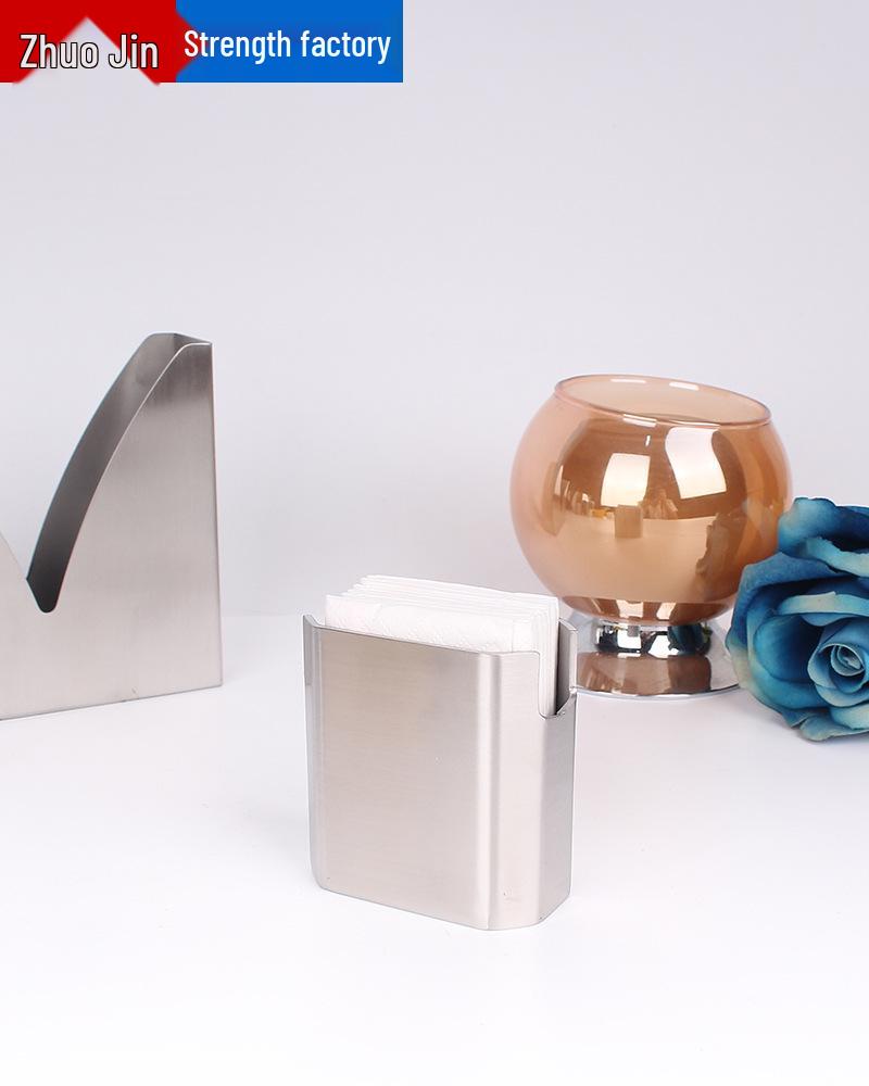 U-shaped Minimalist Napkin Holder for Dining Table, Vertical Paper Towel Holder for Restaurants, Coffee Shops, Hotels, and Western Dining.