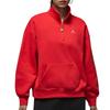 Jordan As W J Flt Flc Qtr Zip Sweatshirt Women Tops Red IB5602657
