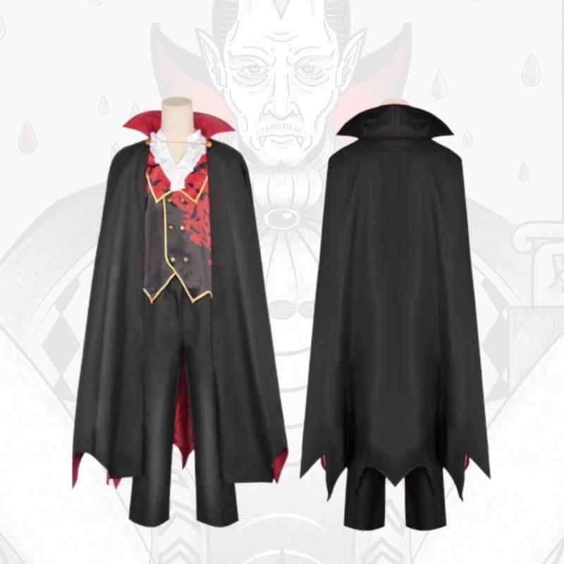 Halloween Vampire Cosplay Costume Full Set Horror Vampire Role Play Outfit