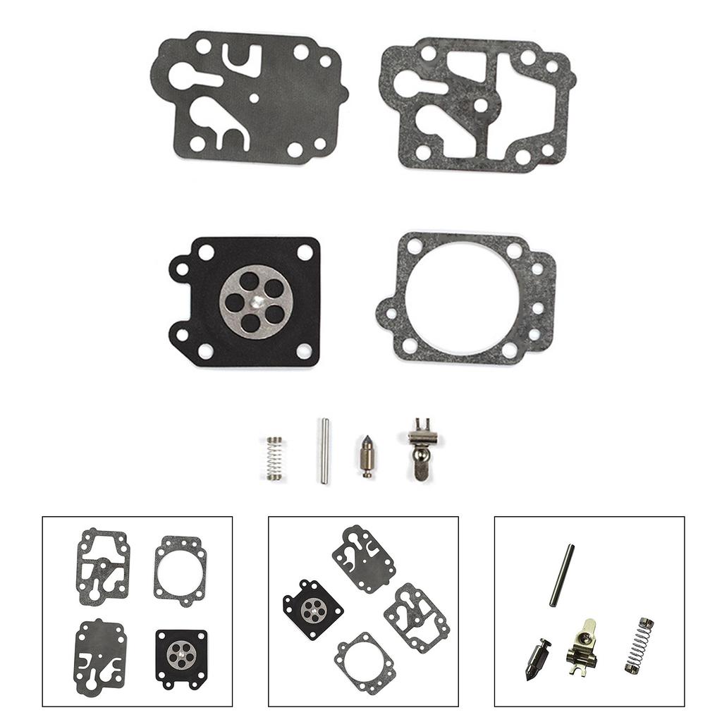 Eight-piece Set Diaphragms Carburetor Repair Rebuild Gasket for 26cc 33cc 43cc 49cc 52cc Quad Dirt Pit Bike Motorcycles