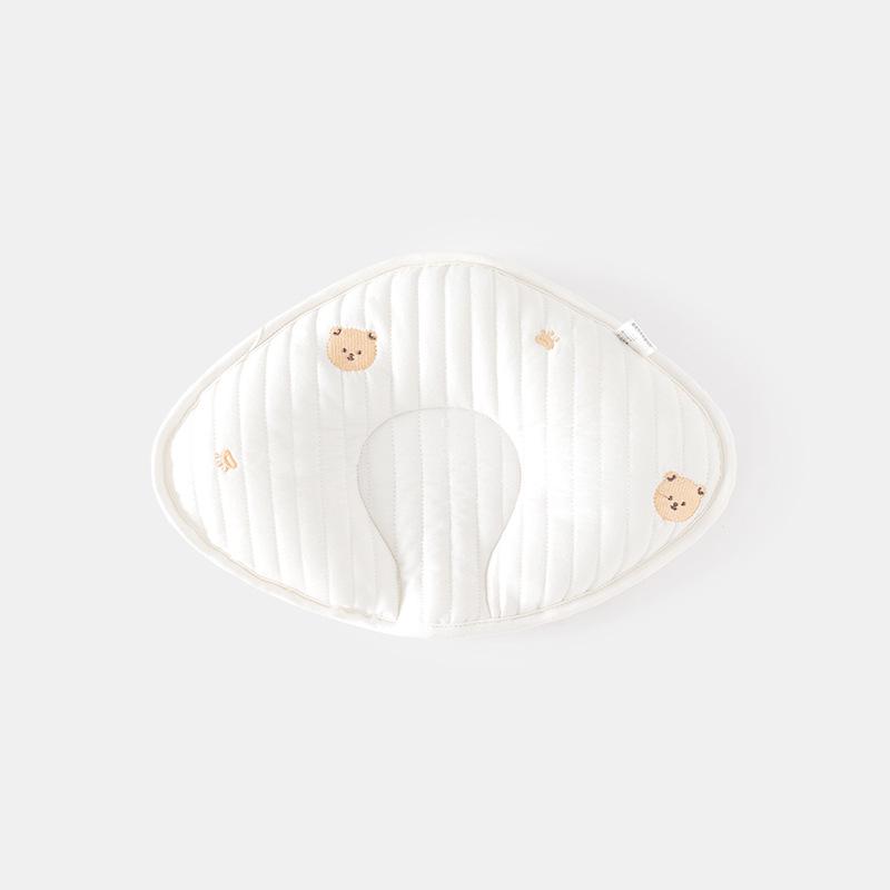 Breathable Newborn Baby Pillow for 0-6 Months - Sweat-Absorbent, Anti-Flat Head Design for All Seasons