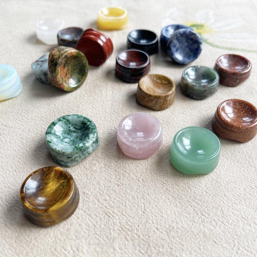 

Подставка для натурального хрустального шара Декоративная подставка-основа для сферы из смешанных кристаллов для украшения дома