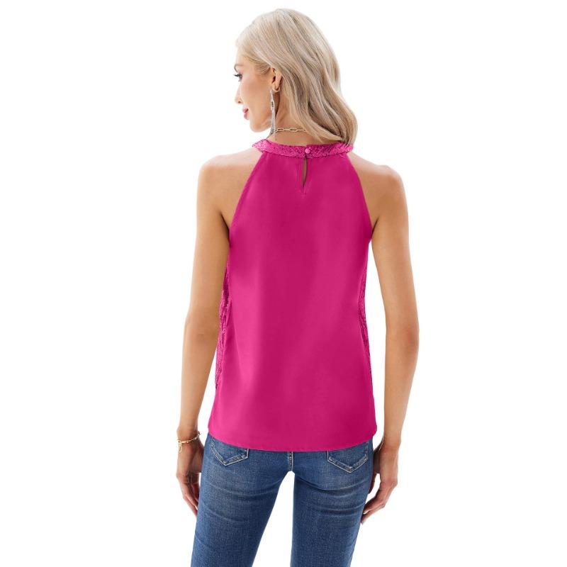 Women's Summer New Women's Sequin Camisole Party Vest Shirt