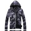 Giacca Mimetica Cappotto da Uomo Taglia Grande Trend Riflettente Mimetico Trench Primavera e Autunno