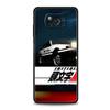 Initial D Car Phone Case Cover  for Xiaomi Poco F7 Ultra F6 F5 F4 F3 X6 X5 X4 X3 NFC C51 C55 M4 GT 5G Soft TPU Shell Fundas Bags