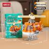 Educational Micro-Particle Building Blocks: Fire Truck, Airplane & Train Toys for Kids
