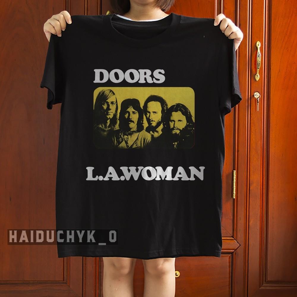 The Doors L.A. Woman Unisex Black T-shirt Size S-5XL Unisex T-Shirt S