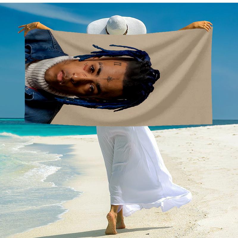 XXXtentacion Fashion Beach Towel: Ideal for Summer Adventures Soft, absorbent and quick drying suitable for swimming and bathing