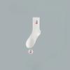 5 Pairs of Men's Spring and Autumn Trend Anti Odor Pure Cotton Running High School Middle Stockings