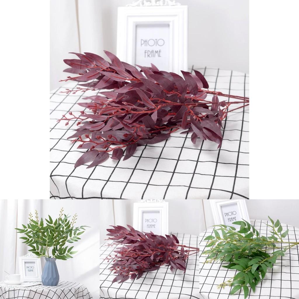 Indoor Wedding Decor Artificial Willow Leaves For Home And Party Use