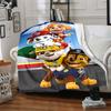 1pc Paw Patrol Soft & Warm Flannel Blanket, Multi-Purpose Throw Blanket for Couch, Sofa, Office, Bed, Camping, Travel 148