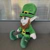 Latest St.Patrick Day Plush Doll Green Cap Gown Animal Playthings Cartoon Stuffed Gentle Toy Xmas Birth Date Present designed for Children