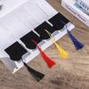10PCS Mini Graduation Hat Doctoral Cap Costume Top Hat With Tassels DIY Plush Doll Decor Wine Bottle Decoration