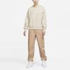 Jordan Logo Embroidered Solid Knit Crewneck Sweatshirt Women Tops Sand White DM5190-126