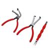 3PCS Electrical Disconnect Pliers Carbon Steel Automotive Electrical Terminal Connector Separator Removal Tool with