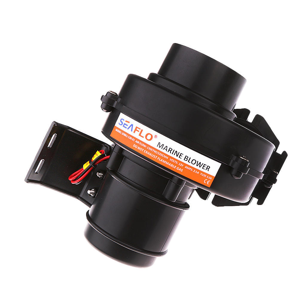SEAFLO 12V 130 CFM FLEX/FLANGE MOUNT BILGE AIR BLOWER 3" HOSE CARAVAN RV BOAT SEAFLO 12V 130 CFM FLEX/FLANGE MOUNT BILGE AIR BLOWER 3" HOSE CARAVAN RV BOAT