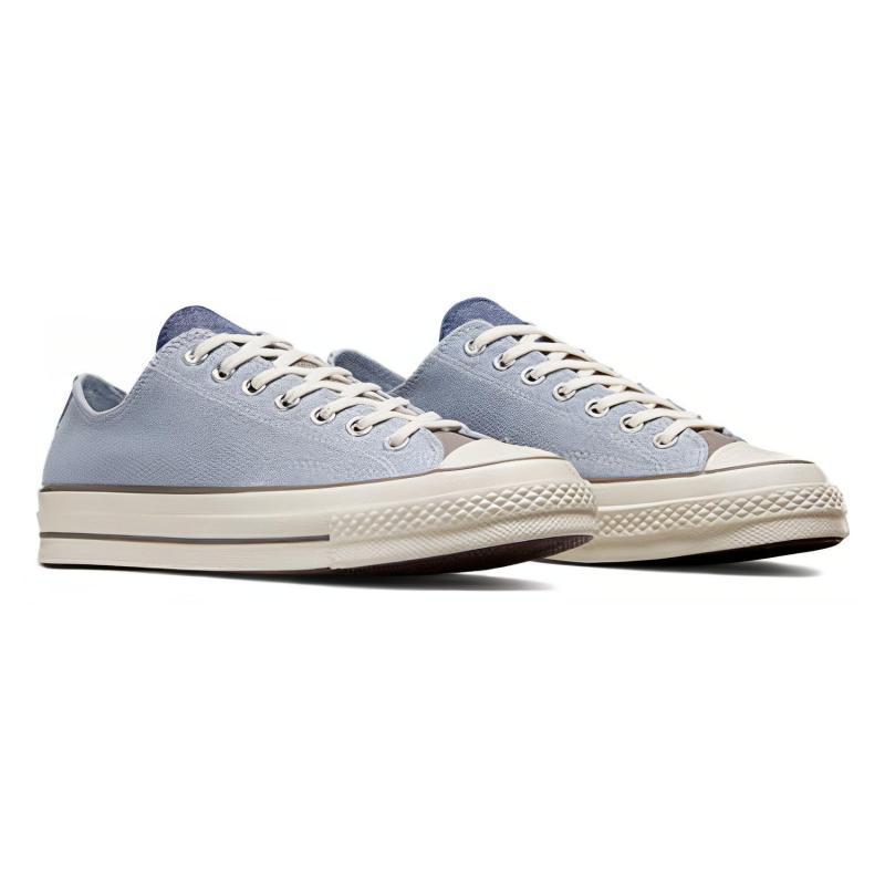 Converse Chuck 70 Plus Abrasion Resistant Non-Slip Comfortable Everyday Low-Top Espadrilles Unisex Blue